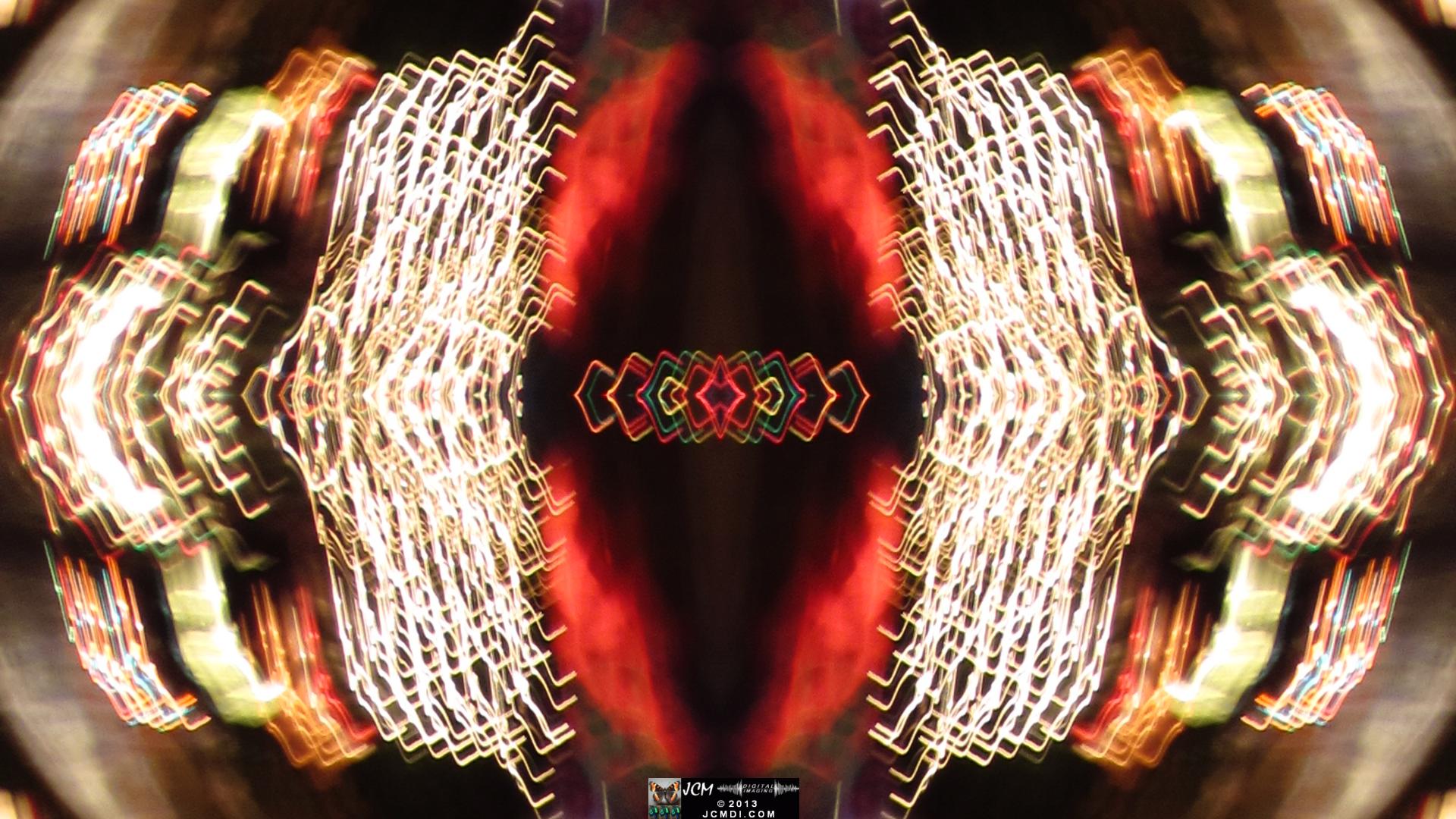 Wakefield Holiday Lightshow 2013 Quadroscopic long exposure artwork